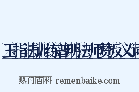 玉指法训练普明法师赞反义词是什么意思的图片